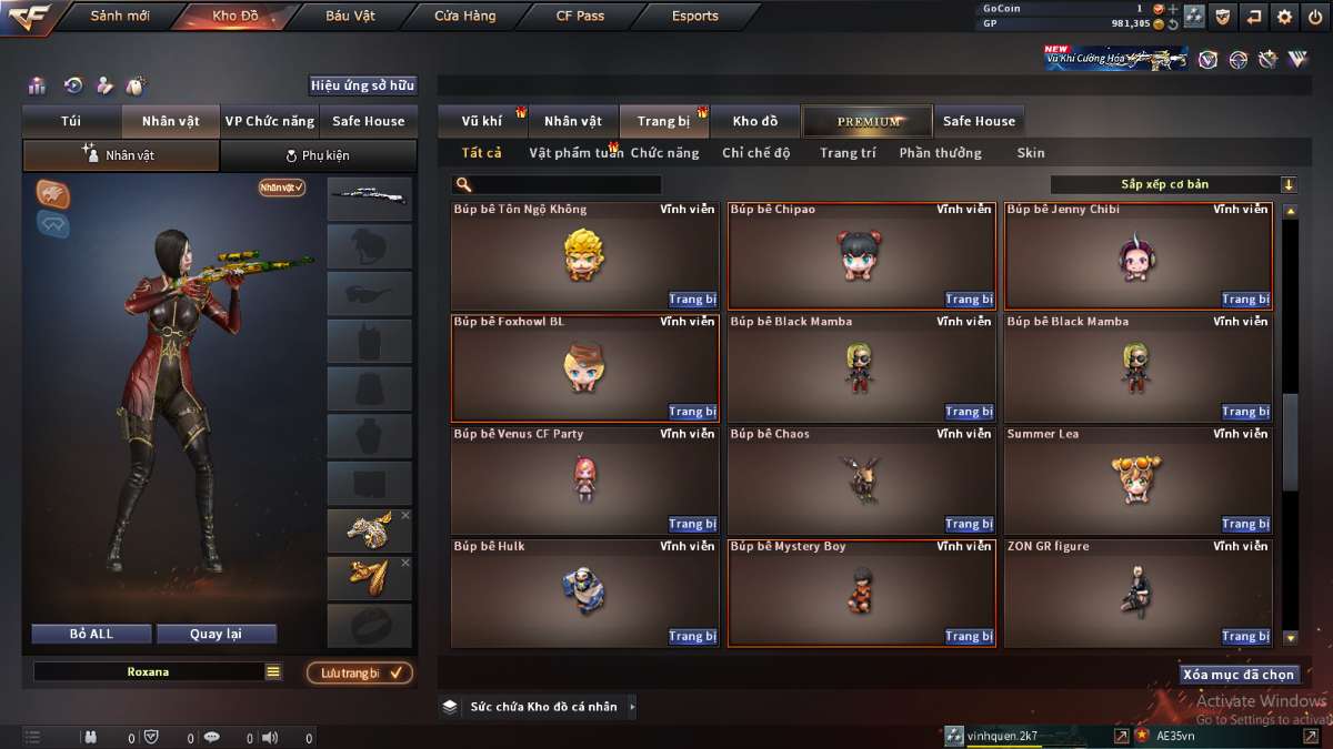 shop acc cf uy tin gia re